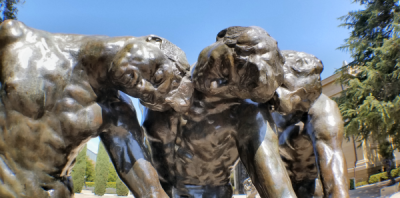 Rodin, The Three Shades, detail
